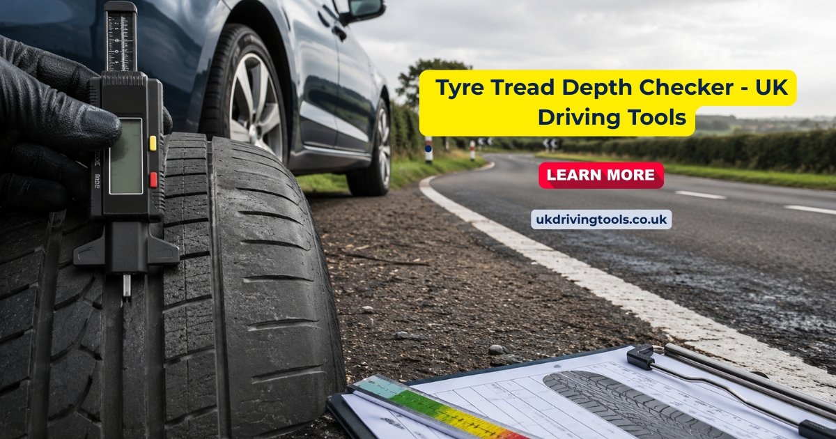 Tyre Tread Depth Checker online tool