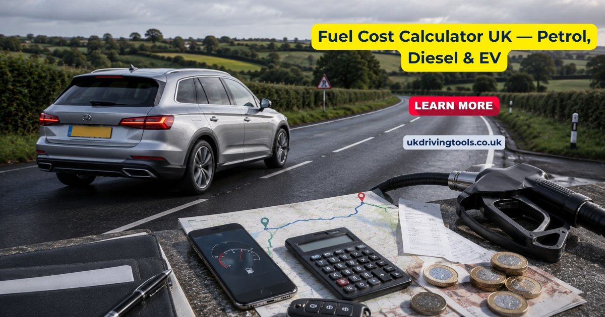 Fuel Cost Calculator UK Petrol, Diesel & EV