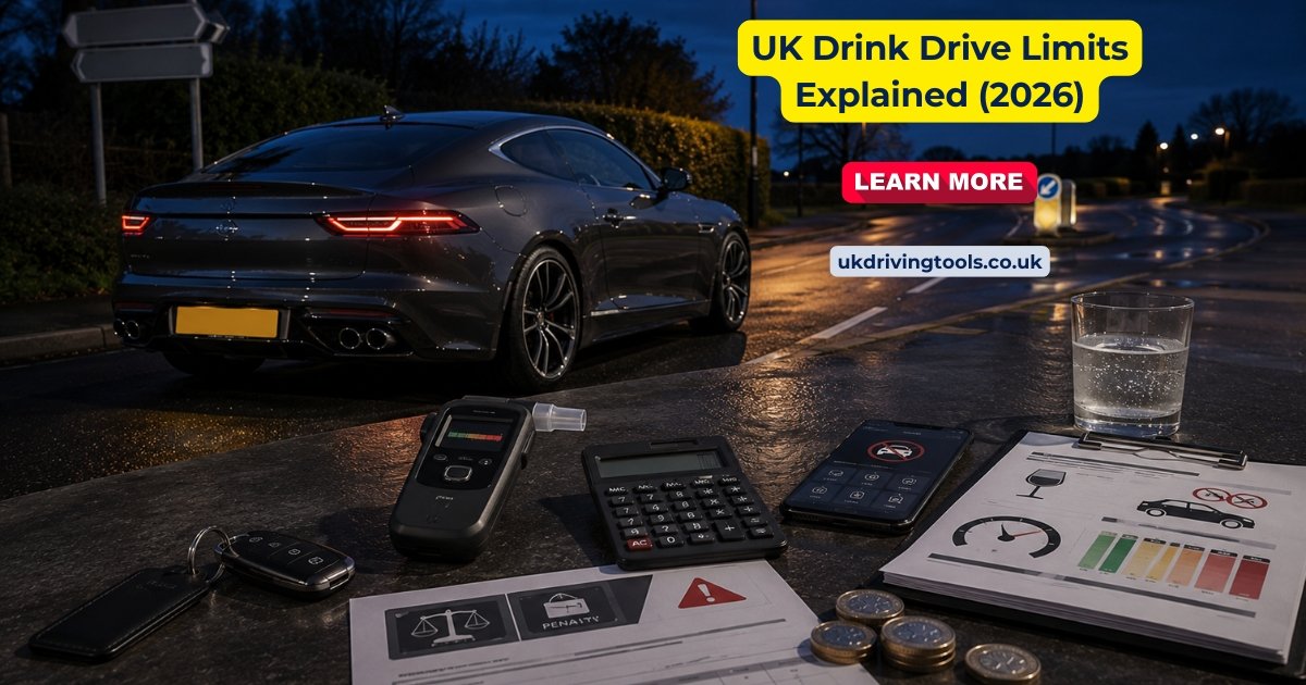 UK drink drive limits explained — legal alcohol limits for driving
