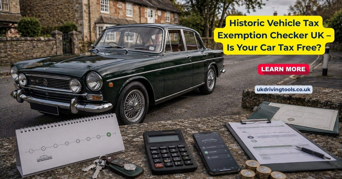Historic vehicle tax exemption checker — 40-year rolling VED and MOT rule