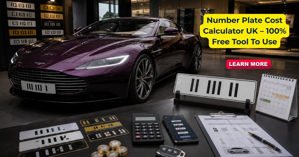 Number plate personalisation cost calculator — DVLA fees explained